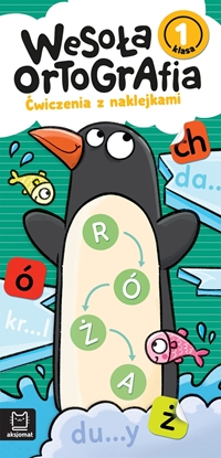 Attēls no Ksieczka Wesoa ortografia. wiczenia z naklejkami. Klasa 1
