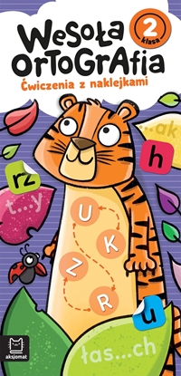 Picture of Ksieczka Wesoa ortografia. wiczenia z naklejkami. Klasa 2