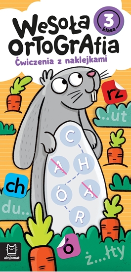 Picture of Ksieczka Wesoa ortografia. wiczenia z naklejkami. Klasa 3