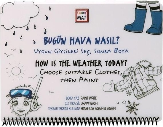 Изображение Ksika do kolorowania Pogoda Funny Mat