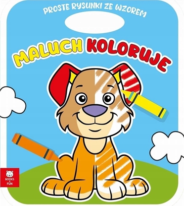 Picture of Ksika Maluch koloruje Piesek Books and fun