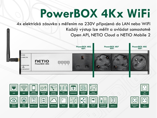 Picture of KT NETIO PowerBOX 4KE WiFi