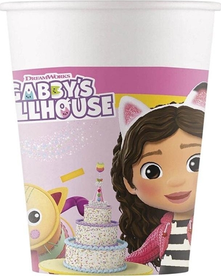 Picture of Kubeczki papierowe Gabby's Dollhouse 200ml 8szt