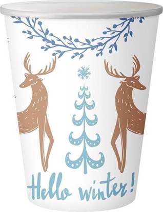 Attēls no Kubeczki papierowe Hello Winter 250ml 6szt