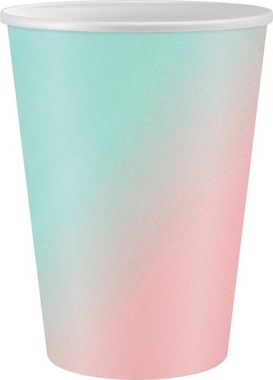 Picture of Kubeczki papierowe ombre 266ml 6szt