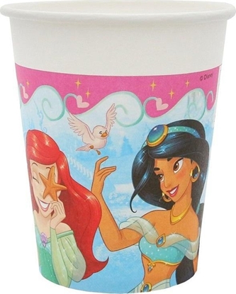 Attēls no Kubeczki papierowe Princess Live Story 200ml 8szt