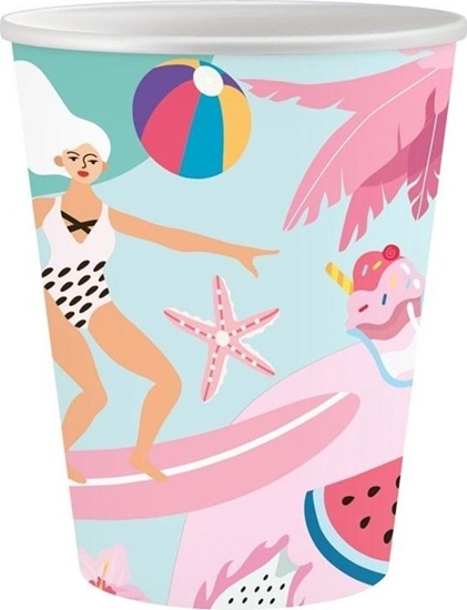 Picture of Kubeczki papierowe Summer - Let's Party 250ml 6szt