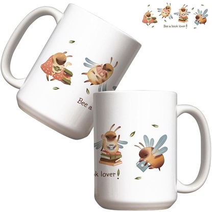 Picture of Kubek - Bee a book lover 440ml EDUKAMP