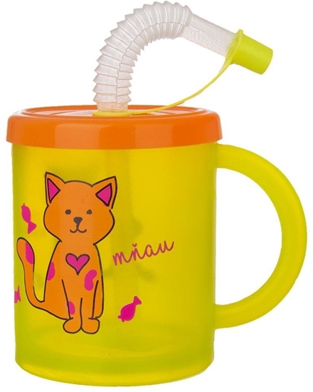 Picture of Kubek dla dziecka ze somk kot 260 ml