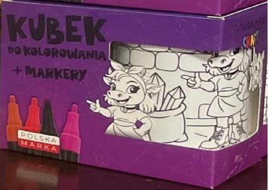 Изображение Kubek do malowania z markerami panimuu