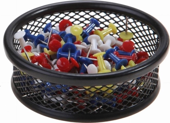 Picture of Kubek na spinacze okrgy may czarny