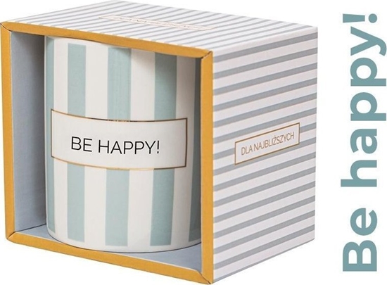 Picture of Kubek prezentowy z napisem Be happy!