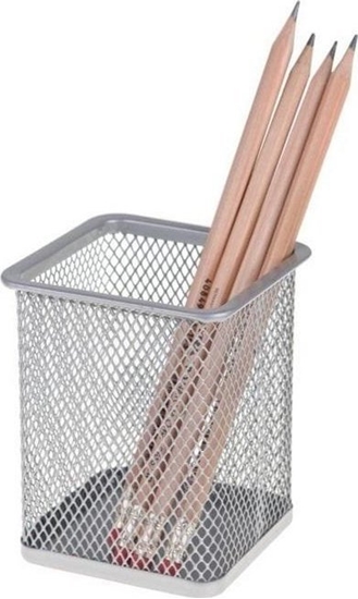 Picture of Kubek przybornik kwadratowy srebrny