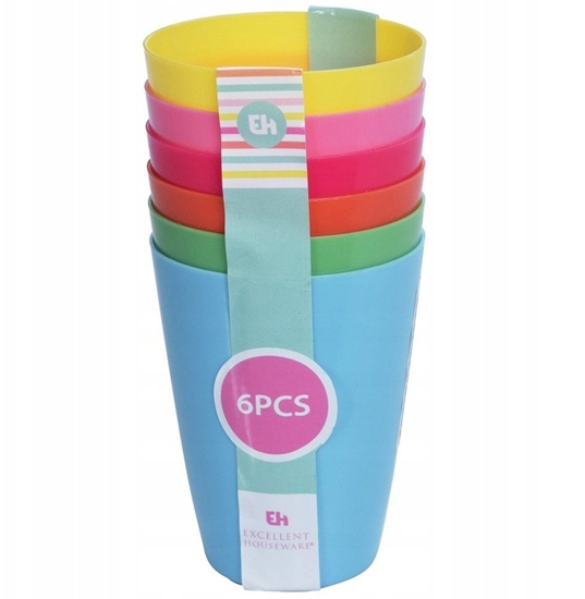 Picture of Kubki plastikowe 280 ml 6 szt.