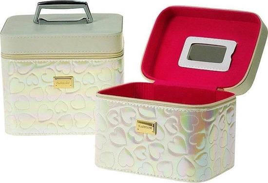 Picture of Kuferek M walizka z lusterkiem na zamek 21x14x13cm