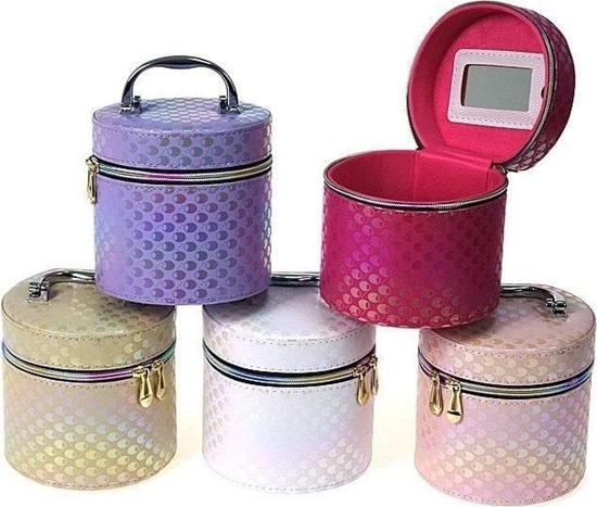 Picture of Kuferek S z lusterkiem na zamek 14x14x13cm MIX