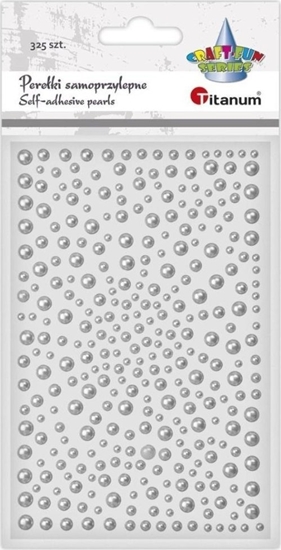 Picture of kufer-pasmanteria Pereki samoprzylepne okrge biae 325szt