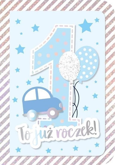 Picture of KUKARTKA Karnet B6 DK-833 Roczek (niebieski)