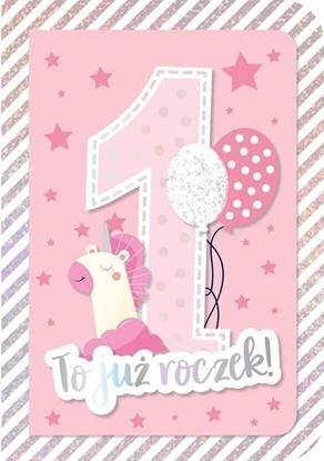 Изображение KUKARTKA Karnet B6 DK-834 Roczek (róowy)