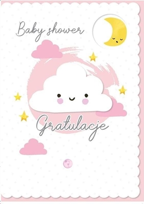 Picture of KUKARTKA Karnet B6 DK-836 Baby shower (róowy)