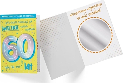 Изображение KUKARTKA Karnet B6 DK-926 Urodziny 60 lusterko