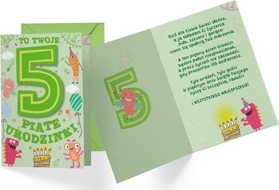 Picture of KUKARTKA Karnet B6 PR-288 Urodziny 5