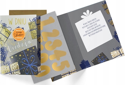 Picture of KUKARTKA Karnet B6 Urodziny (wymienne cyfry)