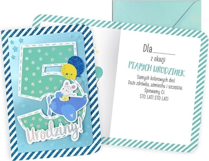 Изображение KUKARTKA Karnet B6 Urodziny 5 chopiec