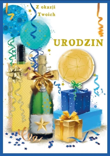 Изображение KUKARTKA Karnet DK-1223 Urodziny (wymienne cyfry)