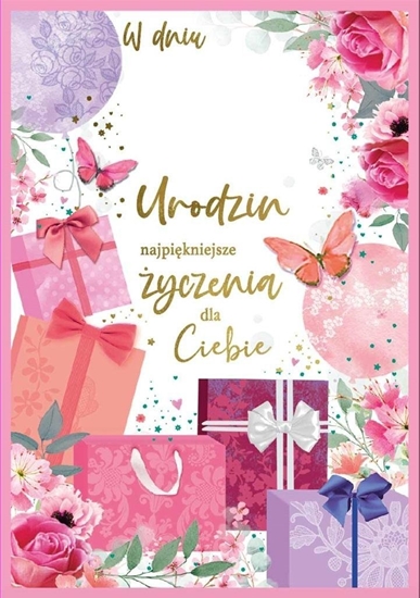 Изображение KUKARTKA Karnet DK-1224 Urodziny (wymienne cyfry)