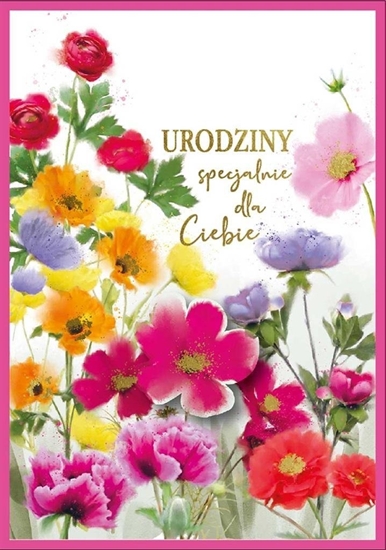 Изображение KUKARTKA Karnet DK-1225 Urodziny (wymienne cyfry)