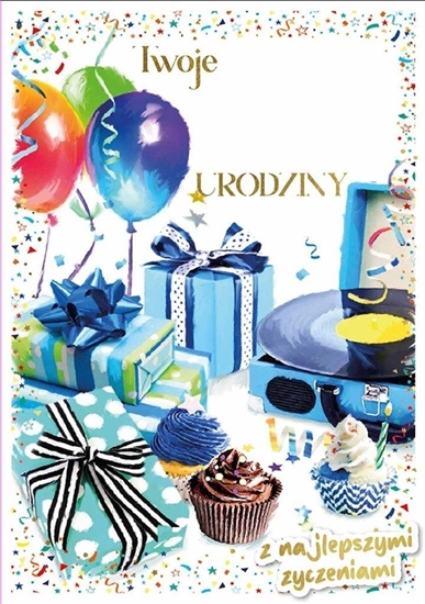 Изображение KUKARTKA Karnet DK-1226 Urodziny (wymienne cyfry)