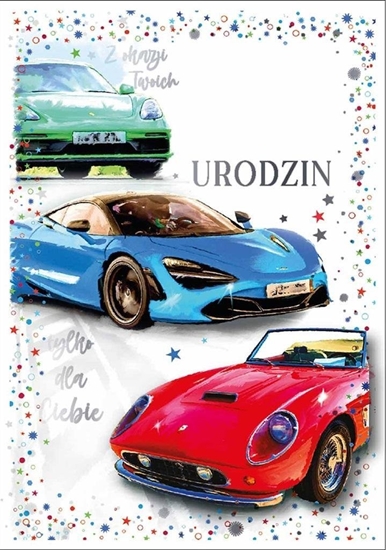 Изображение KUKARTKA Karnet DK-1227 Urodziny (wymienne cyfry)