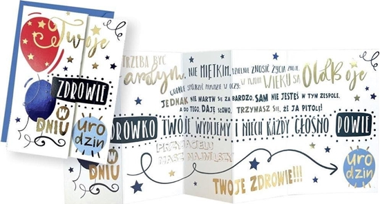 Picture of KUKARTKA Karnet HR-003 Urodziny mskie