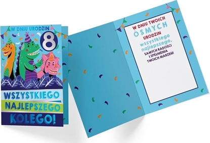 Picture of KUKARTKA Karnet PR-332 Urodziny 8 chopiec