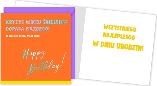 Picture of KUKARTKA KARNET QR KW URODZINY QR-004