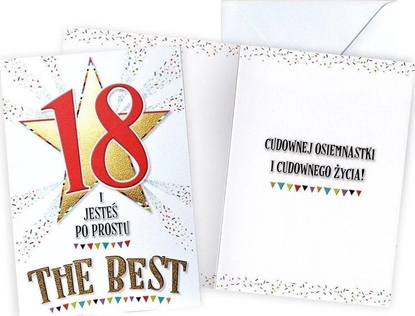 Attēls no KUKARTKA Karnet Rocznica lubu 18