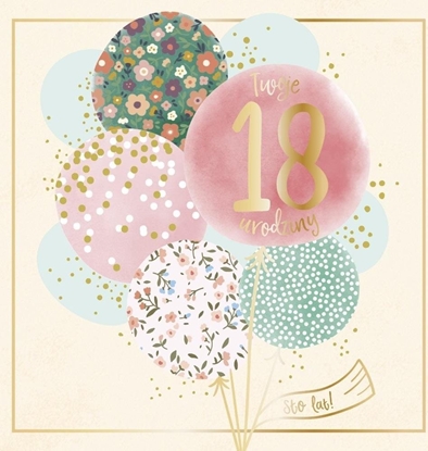 Изображение KUKARTKA Karnet Urodziny 18
