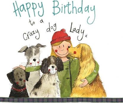 Изображение KUKARTKA Karnet Urodziny S179 Crazy Dog Lady Psiara