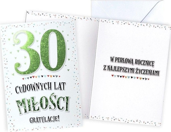 Picture of KUKARTKA KARNET V 30 ROCZNICA SLUBU V-083