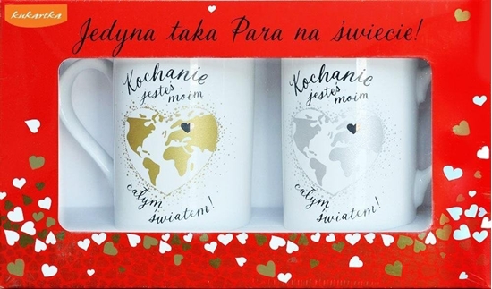 Изображение KUKARTKA Kubek komplet Q Walentynka