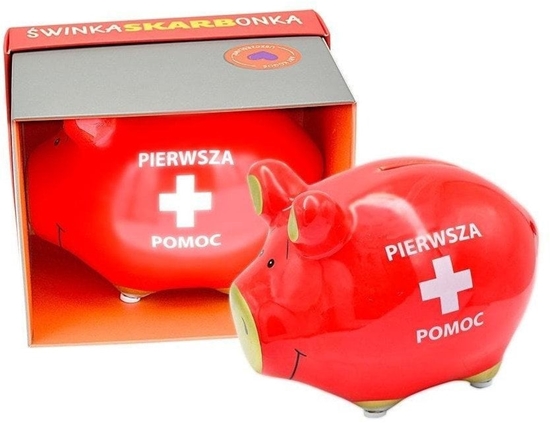 Изображение KUKARTKA Skarbonka maa winka Pierwsza pomoc