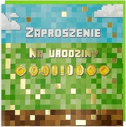 Attēls no KUKARTKA Zaproszenie Urodziny 5szt