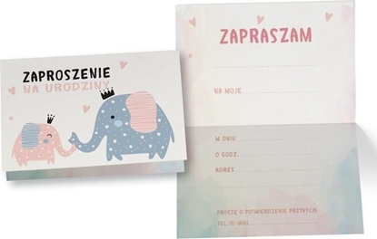 Изображение KUKARTKA Zaproszenie ZZ-078 Soniki (5 szt.)