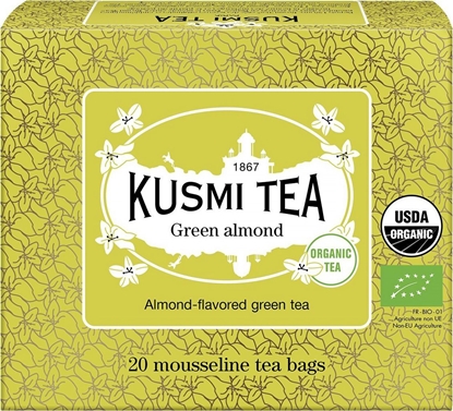 Изображение Kusmi Tea - Green Almond - Herbata 20 saszetek