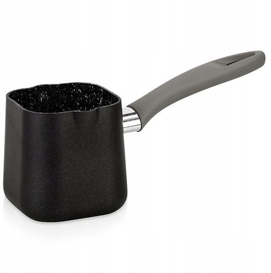 Изображение Kwadratowy Tygielek Granitowy do Parzenia Kawy po Turecku NAVA 400 ml