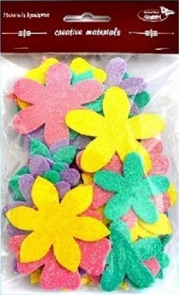 Picture of Kwiatki brokatowe 60szt