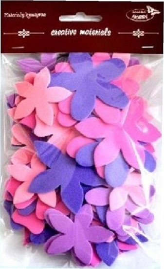 Picture of Kwiatki róowo-fioletowe 60szt