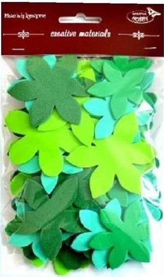 Picture of Kwiatki tonacja zielona 60szt