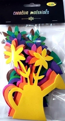 Attēls no Kwiatki w konewce z pianki 9,5x12cm 9szt